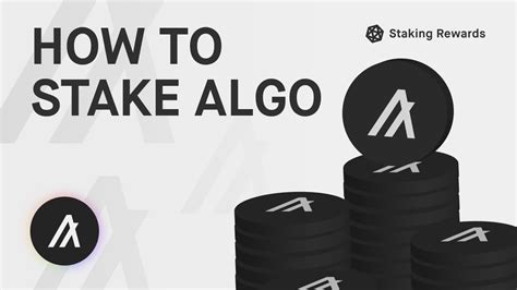 algorand staking rewards
